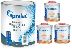 Универсальный грунт SPRALAC 4:1 (белый;черный;серый) (3L+0.75L Отвердитель)